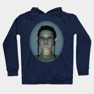 Circe Nymph Snow Queen Profile Hoodie